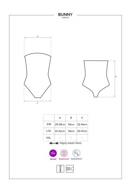 Figlarny Kostium Króliczka - Obsessive Bunny S/M zdjęcie 5