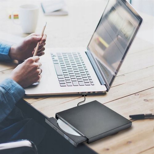 NAPĘD ZEWNĘTRZNY CD-R DVD USB Nagrywarka Do Laptopa PC Odtwarzacz Przenośny na Arena.pl