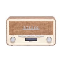Radio DENVER DAB-18 Brązowo-biały