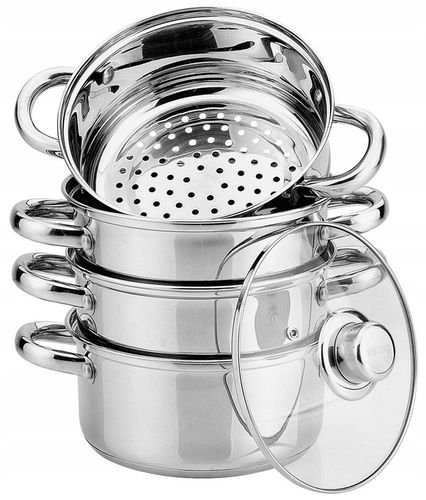 Garnki do Gotowania na Parze Parowar 5elm 3L. 20cm na Arena.pl