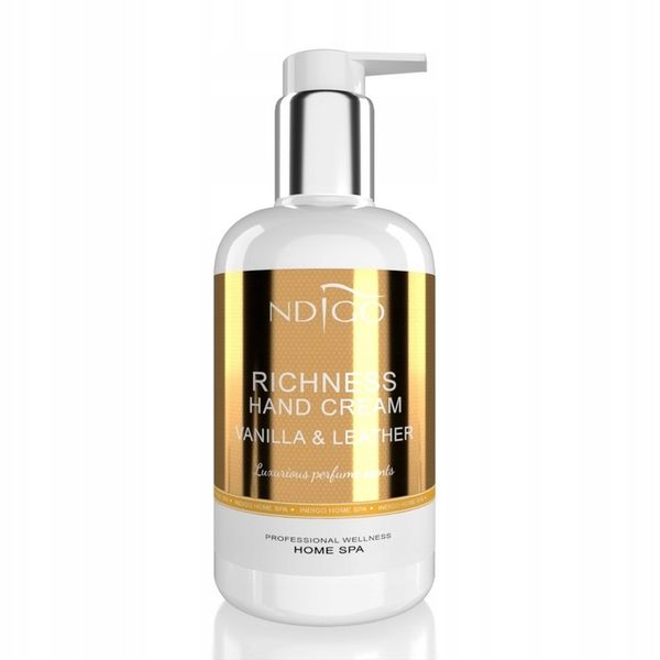 KREM krem do rąk Vanilla & Leather INDIGO 300 ml zdjęcie 3