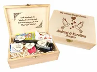 PREZENT NA ŚLUB WESELE MAŁŻEŃSKI ŚLUBNY NIEZBĘDNIK SKRZYNKA DLA MĄŻ ŻONA