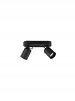 Trio Reflektor Sufitowy Spot PAGO 2x35W GU10 Czarny Metalowy