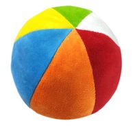 PIŁKA MALUCHA PLUSZOWA KOLOROWA SENSORYCZNA 12CM
