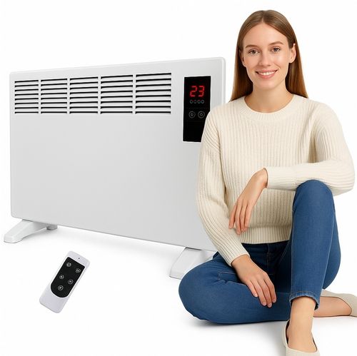 Grzejnik elektryczny z termostatem energooszczędny 2000W KONWEKTOROWY na Arena.pl