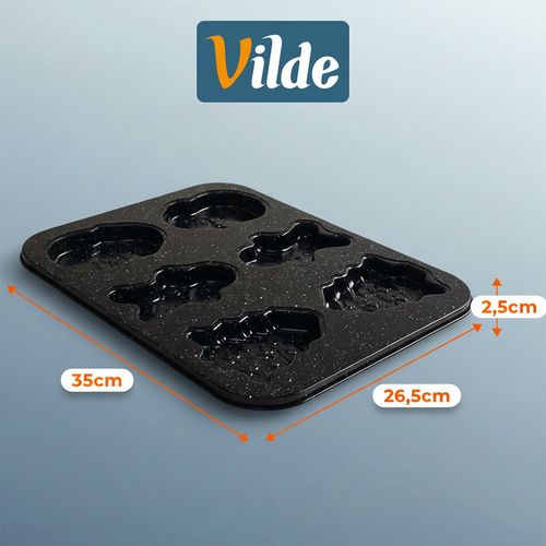 Forma do ciastek granitowa 35x26,5x2 cm na Arena.pl