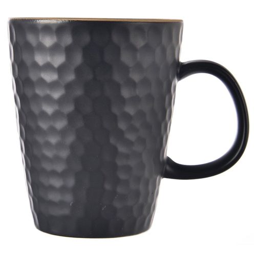 Kubek ceramiczny czarny TEA TIME 420 ml na Arena.pl