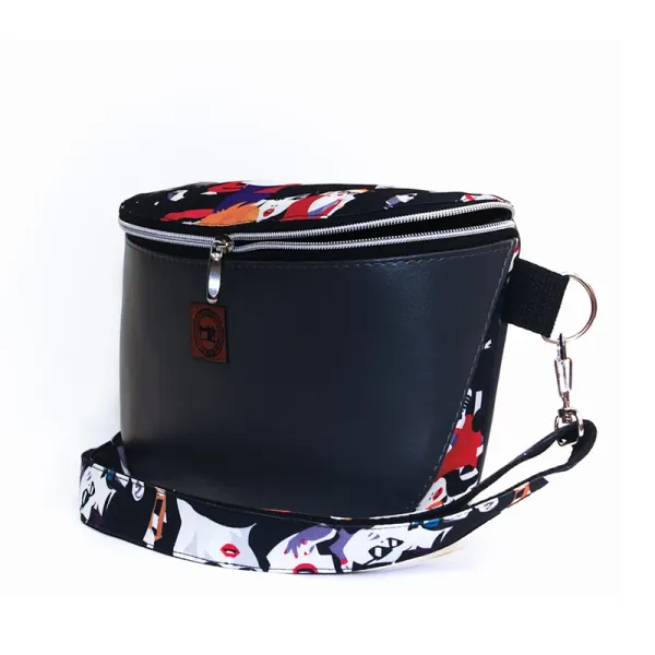 Torebka i Nerka 2w1 - Grafit i Twarze zdjęcie 2