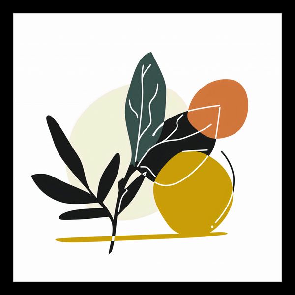 Plakat 30x30cm Elegancka Flora zdjęcie 2