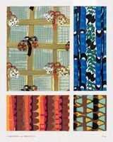 Plakat 40x50cm Kwiaty Art Deco v.19, Bénédictus Vintage do Salonu