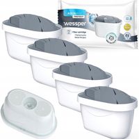 4x FILTR WESSPER AQUAMAX PROTECT do TWARDEJ WODY do DZBANKA BRITA DAFI