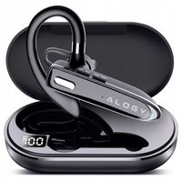 SŁUCHAWKA BLUETOOTH 5.1 ALOGY BEZPRZEWODOWY ZESTAW SŁUCHAWKOWY 12H ROZMÓW