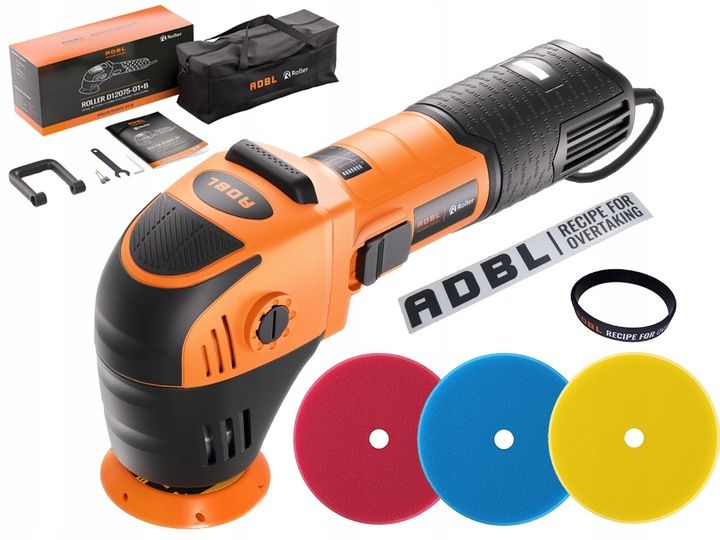 ADBL Roller D12075-01 +BAG polerka Dual Action skok 12+ ZESTAW PADÓW zdjęcie 1