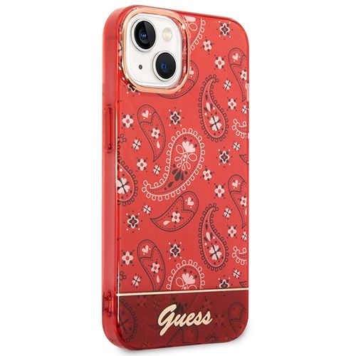 Etui Guess do iPhone 15 Plus, iPhone 14 Plus, Czerwony na Arena.pl