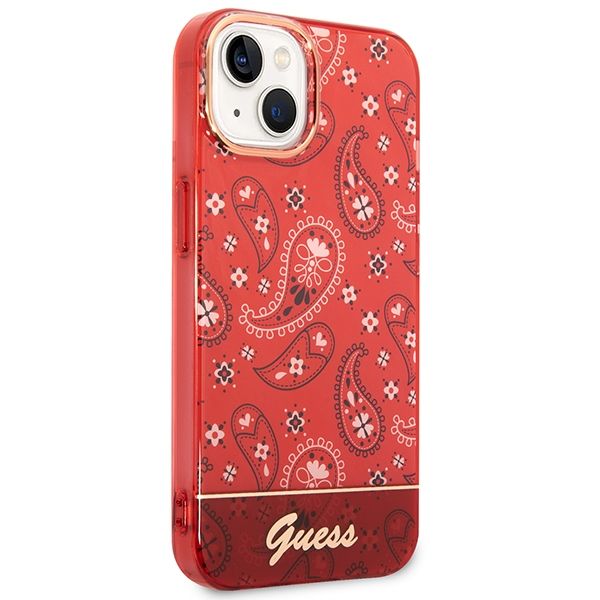 Etui Guess do iPhone 15 Plus, iPhone 14 Plus, Czerwony zdjęcie 4