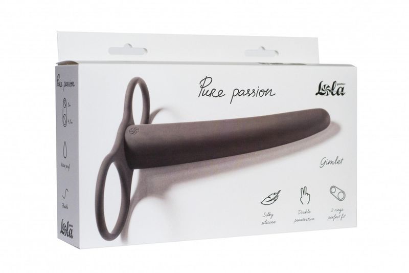 Pure Passion Gimlet Double Penetration Nozzle Black zdjęcie 1