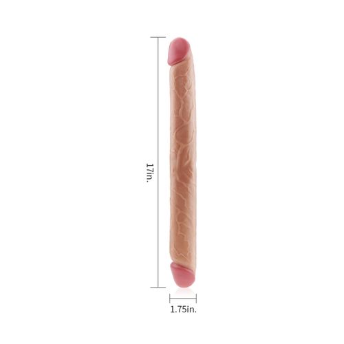 17"" king size realistic slim ultra double dildo na Arena.pl