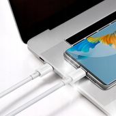 Kabel Baseus USB typ C - USB typ C 1 m biały