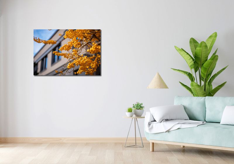 Obraz 90x60cm Złote Jagody zdjęcie 2