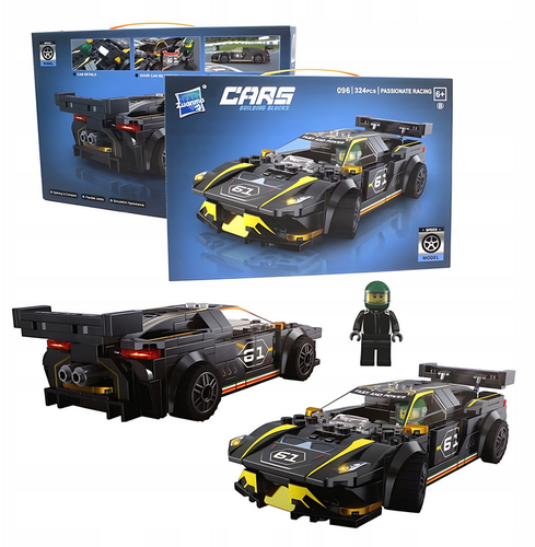 Zestaw klocków samochód czarny na Arena.pl