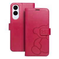 Kabura MEZZO Book do SAMSUNG S25 Edge teddy bear magenta