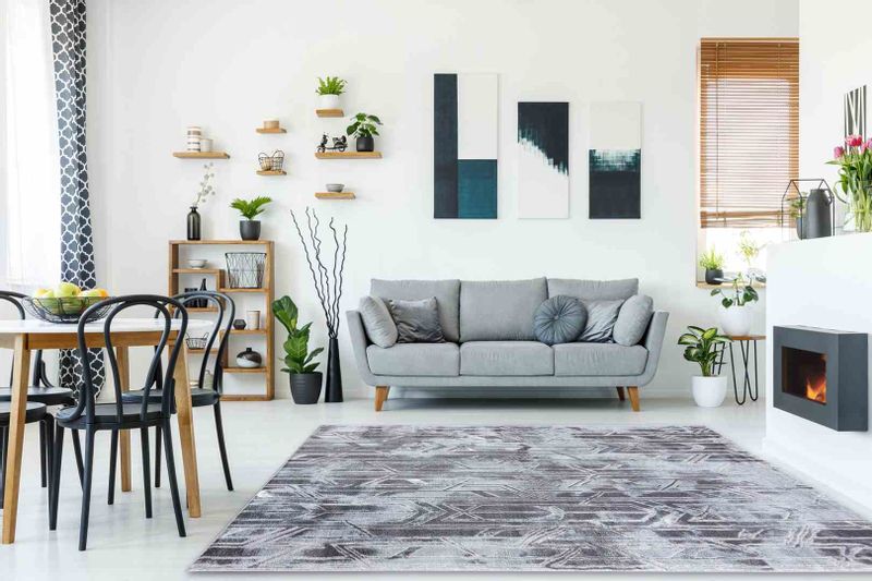 RUG/LU/TREX/STONE2/DARKGREY/80x150 zdjęcie 2