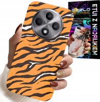 ETUI DO OPPO RENO12 F / 12FS 5G - PLECKI W TYGRYSIE PASKI POKROWIEC +SZKŁO