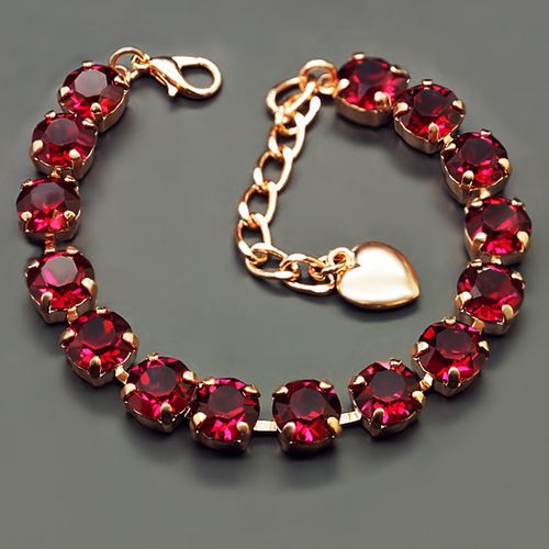 Bransoletka "classic (Ruby)" Z Kryształami Swarovski ™ na Arena.pl