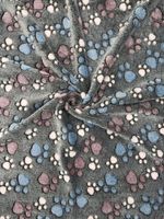 koc polarowy 70x50 cm łapy ciemne