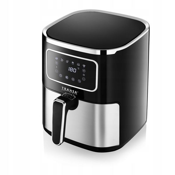 FRYTKOWNICA BEZTŁUSZCZOWA INOX TIMER 6 PROGRAMÓW XXL TRANSA 5L 1700W zdjęcie 12