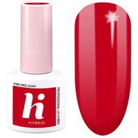 HI HYBRID Lakier hybrydowy #244 Fire Red 5ml