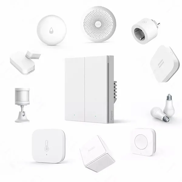 Aqara Przełącznik Ścienny H1 EU Neutral Double zdjęcie 1