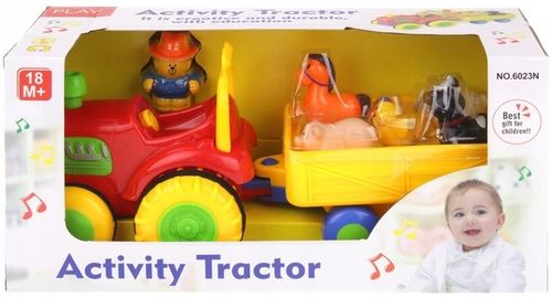 Traktor Farmer z Dźwiękami Interaktywny Zwierzątka na Arena.pl