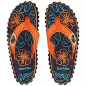 Gumbies japonki unisex Islander ORANGE HIBISCUS 37