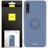 ETUI SILIKONOWE SPACECASE RING CASE OBUDOWA DO GALAXY A70 + SZKŁO NA EKRAN
