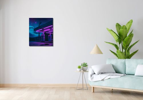 Obraz 50x60cm Moc Neonowej Nocy na Arena.pl