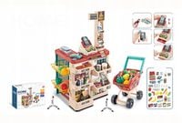 Duży Supermarket Sklep Kasa Fiskalna Wózek Stragan