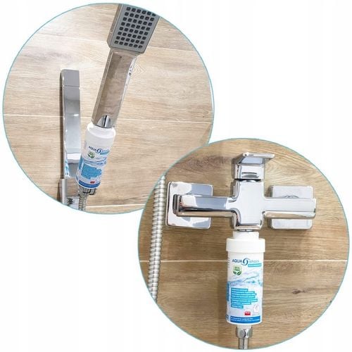 FILTR DO WODY PRYSZNICOWY POD PRYSZNIC USUWA CHLOR BPA FREE AQUA shock na Arena.pl