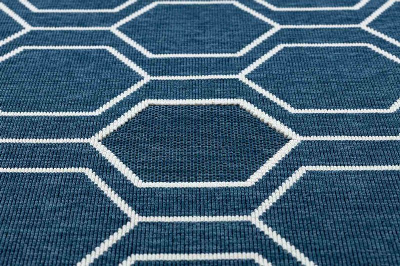 RUG/LU/WINK/HEXAGON/BLUE/80x150 zdjęcie 4