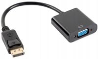 Adapter Lanberg AD-0002-BK DisplayPort - D-Sub (VGA) 20 cm