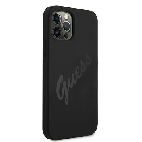 Guess GUHCP12LLSVSBK iPhone 12 Pro Max 6,7" czarny/black hardcase Script na Arena.pl
