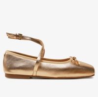 Michael Kors Baleriny Collette Flex Ballet 40T4CTFP1M Złoty 8,5M (EU 39)