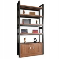 REGAŁ INDUSTRIALNY STOJĄCY PÓŁKA NA KSIĄŻKI WYSOKI 190 CM METALOWA RAMA