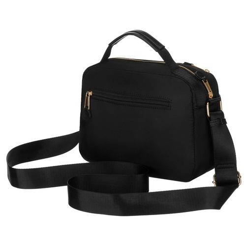 czarna listonoszka damska z nylonu, jednokomorowa i zamykana suwakiem na Arena.pl