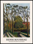 Plakat 60x80cm Design Bièvre near Bicêtre, Rousseau Vintage do Salonu