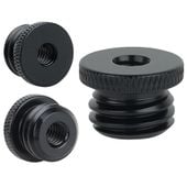 Adapter tuleja redukcja 1/4" na 5/8 statywowa czarna statyw lampy 12 mm