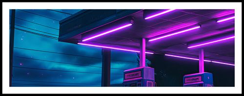 Plakat 95x33cm Moc Neonowej Nocy na Arena.pl