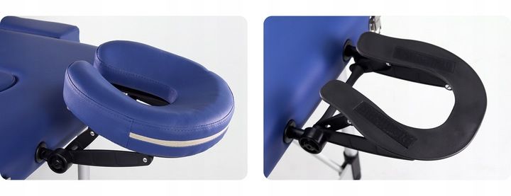 ŁÓŻKO STÓŁ DO MASAŻU SKŁADANY ALUMINIOWY 3 SEGMENTY ADELE PIANKA 5CM HABYS zdjęcie 10