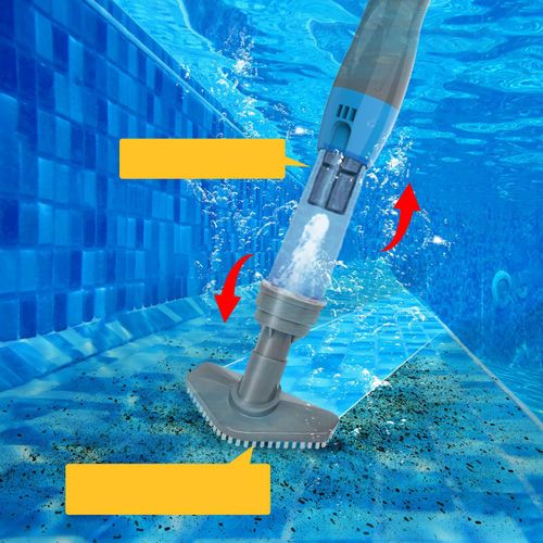 UŻYWANE Odkurzacz do basenu PoolyPoly 3w1 elektryczny rączka niebieski na Arena.pl