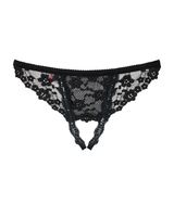 letica stringi otwarte czarne l/xl obsessive